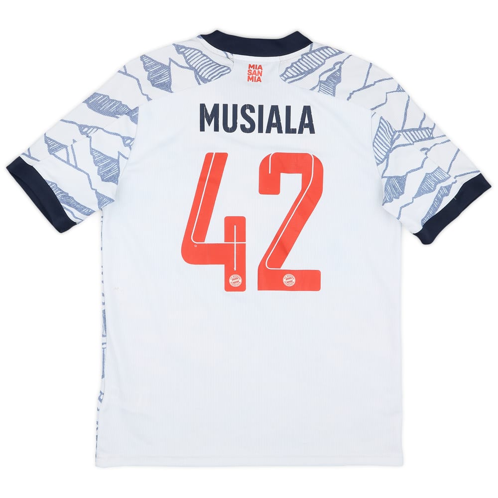 2021-22 Bayern Munich Third Shirt Musiala #42 - 6/10 - (XL.Boys)