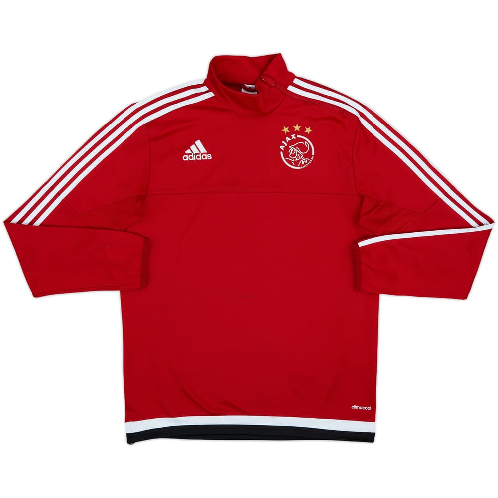 2015-16 Ajax adidas 1/4 Zip Drill Top - 8/10 - (M)