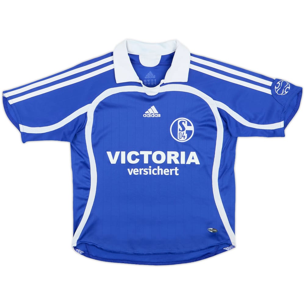 2006-07 Schalke Home Shirt - 8/10 - (S.Boys)