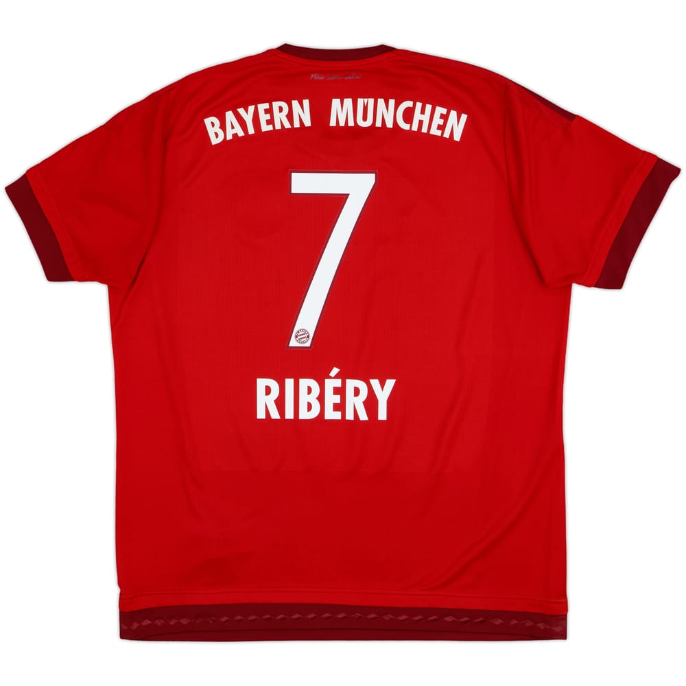 2015-16 Bayern Munich Home Shirt Ribery #7 - 8/10 - (XL)