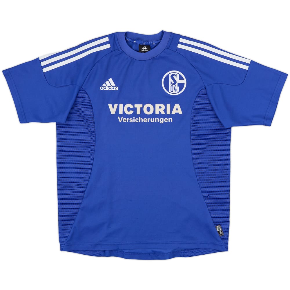 2002-04 Schalke Home Shirt - 8/10 - (XL.Boys)