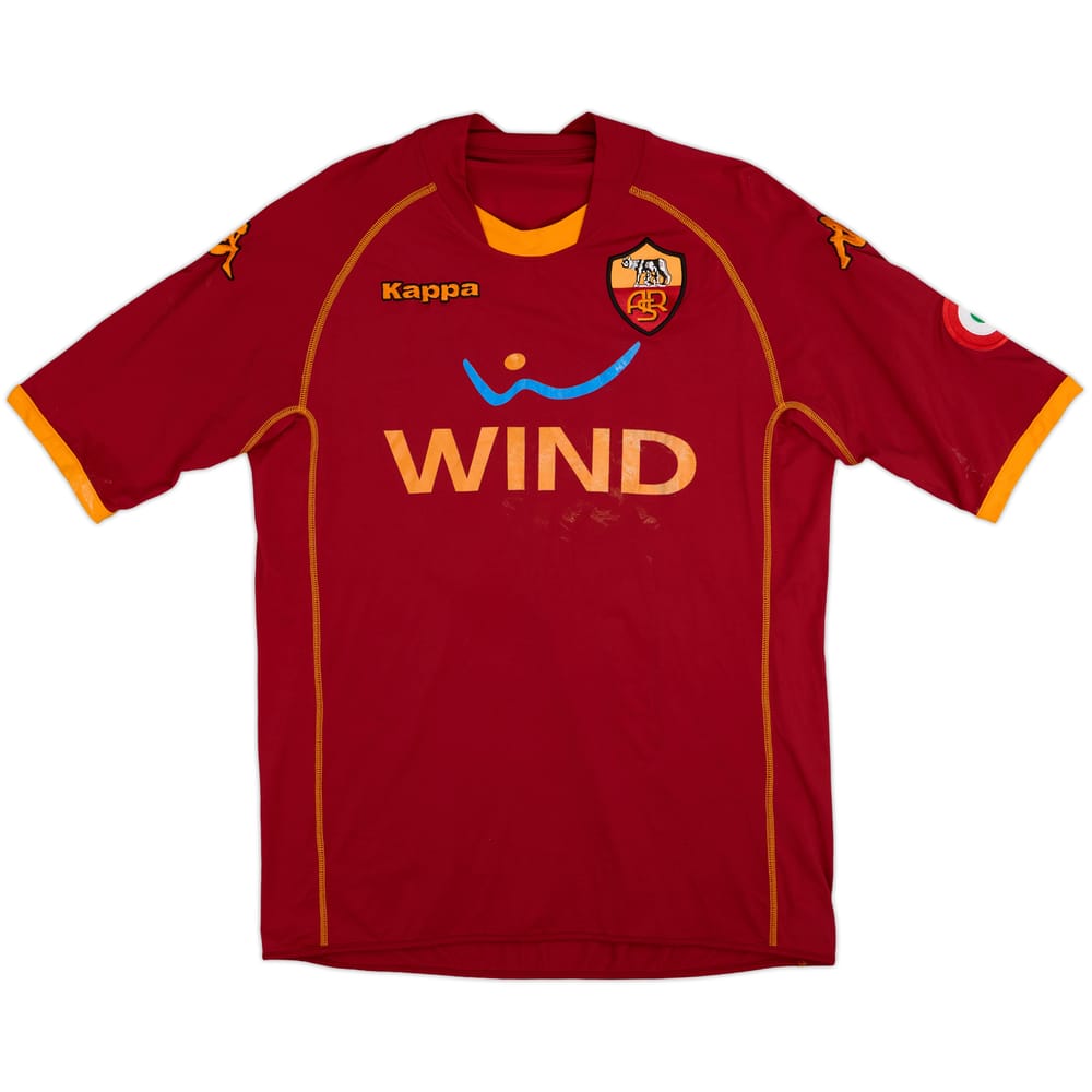 2008-09 Roma Home Shirt Totti #10 - 3/10 - (XL)
