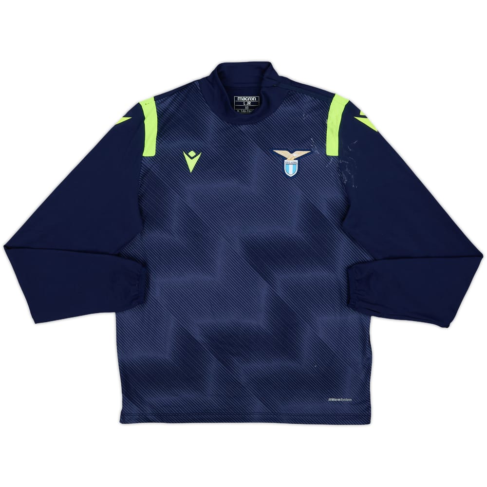 2017-18 Lazio Macron 1/4 Zip Training Top - 7/10 - (L.Boys)