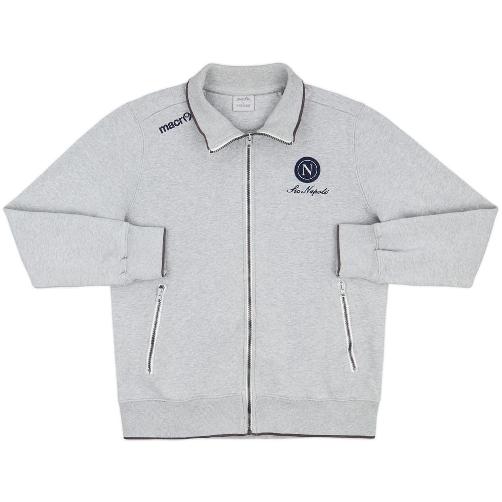 2010-11 Napoli Macron Track Jacket - 9/10 - (L)