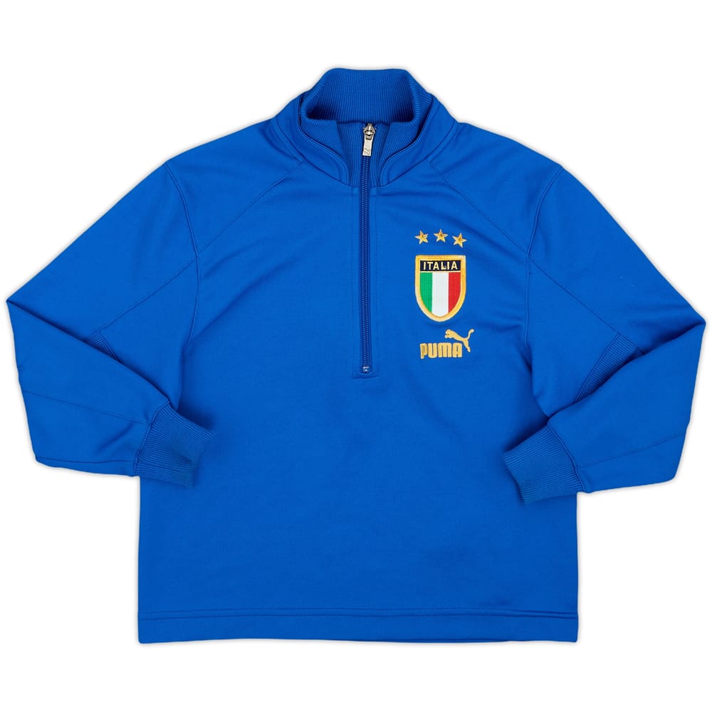 2004-05 Italy Puma 1/2 Zip Sweat Top - 8/10 - (S.Boys)