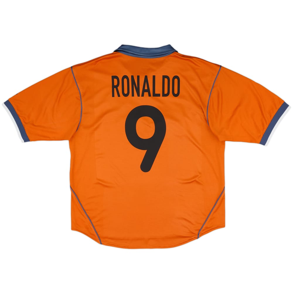 2000-01 Inter Milan Third Shirt Ronaldo #9 - 8/10 - (L)