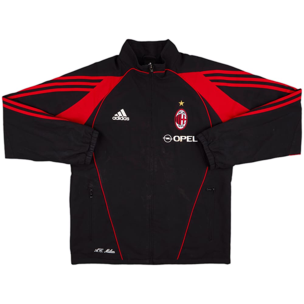 2005-06 AC Milan adidas Track Jacket - 8/10 - (M)
