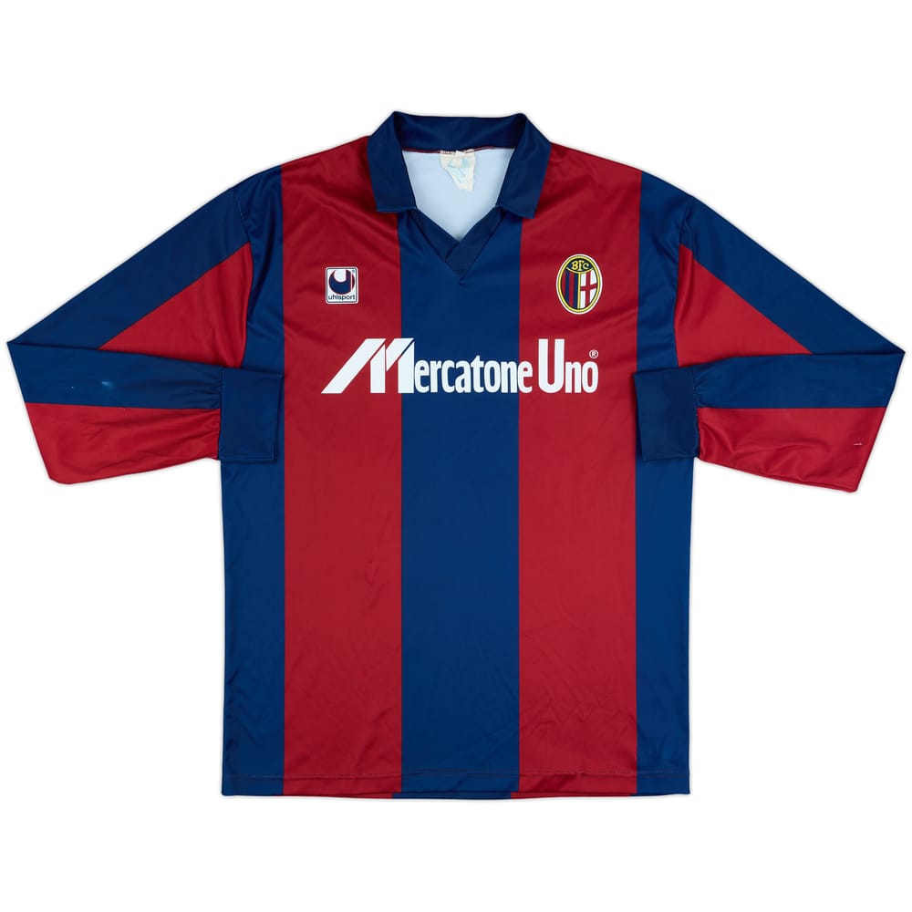 1989-90 Bologna Home L/S Shirt - 8/10 - (L)
