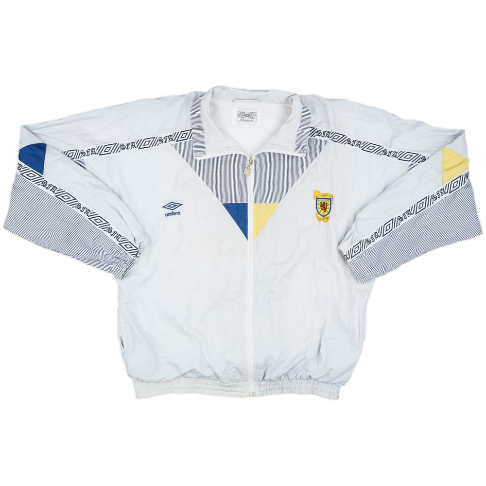 1990-92 Scotland Umbro Track Jacket - 8/10 - (M)