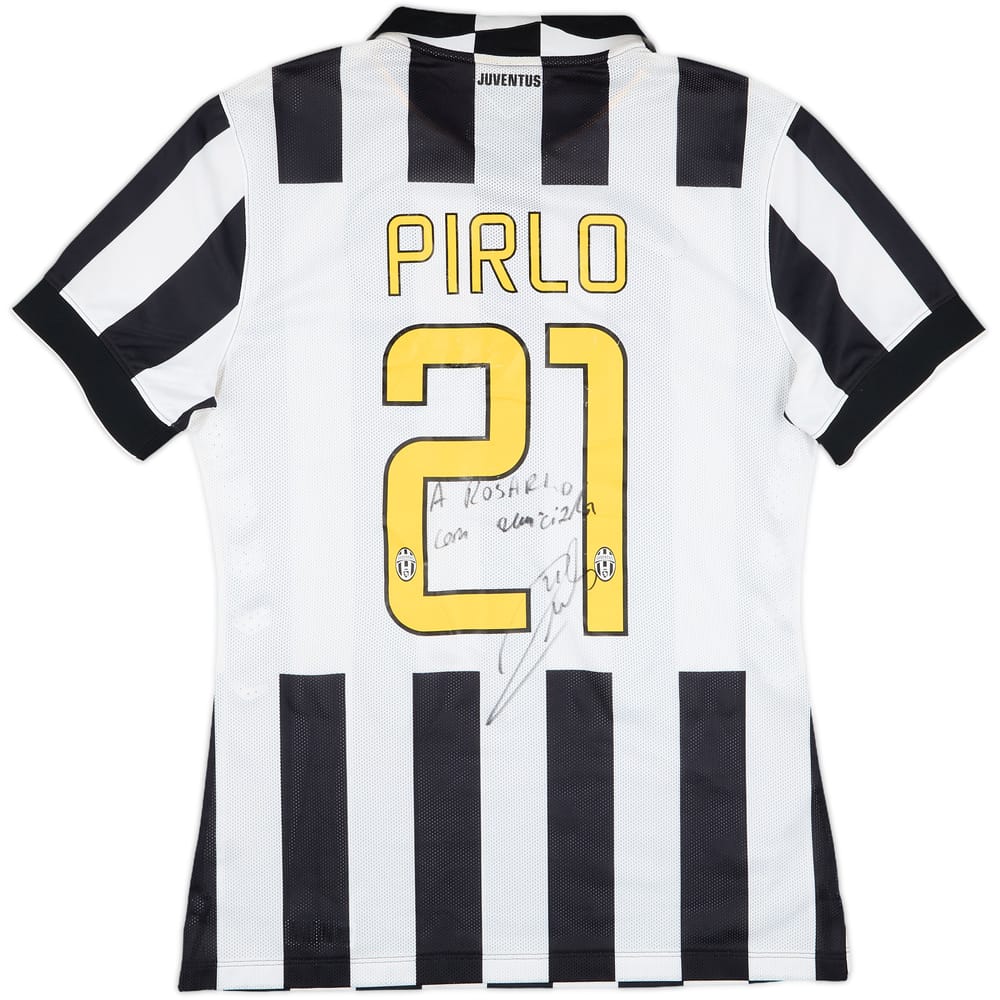 2014-15 Juventus Player Issue Signed Home Shirt Pirlo #21 - 5/10 - (L)