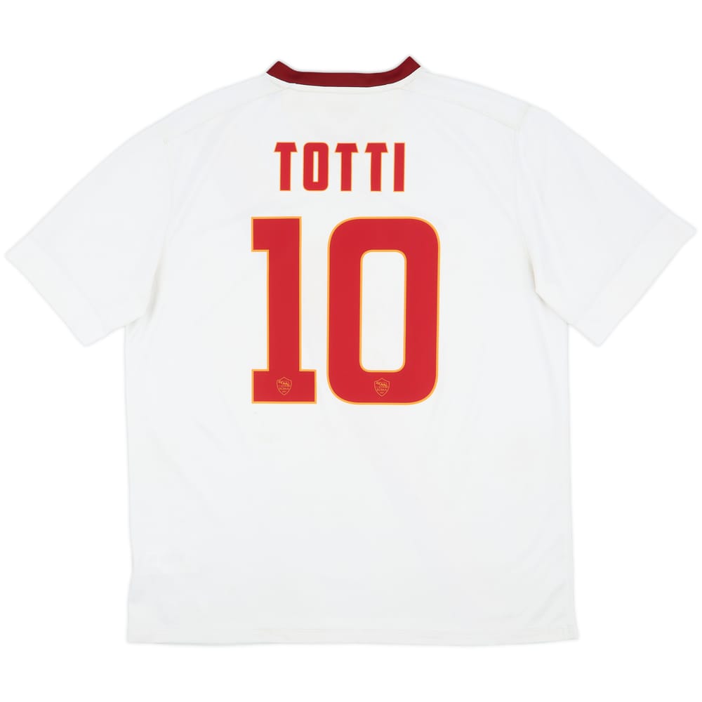 2014-15 Roma Away Shirt Totti #10 - 7/10 - (XL)