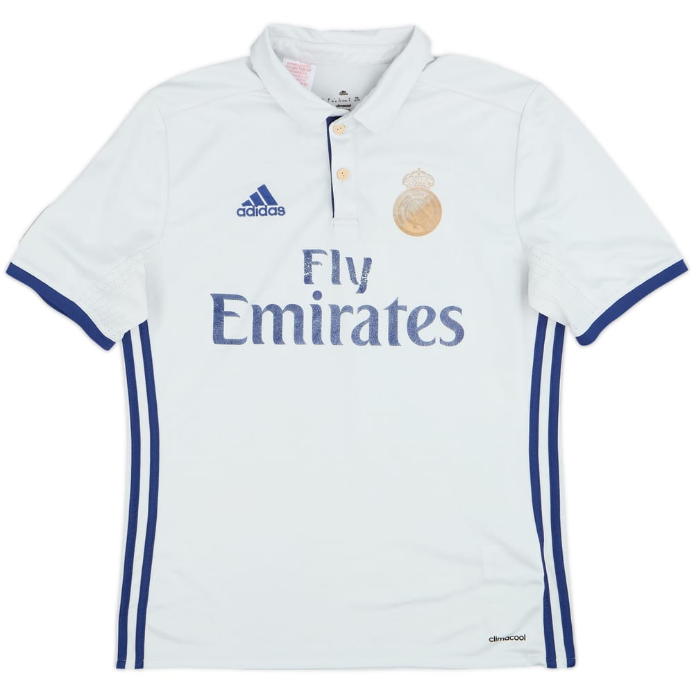 2016-17 Real Madrid Home Shirt - 4/10 - (XL.Boys)