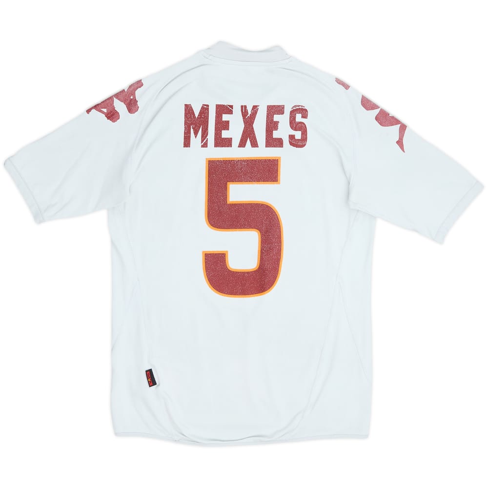 2007-08 Roma Away Shirt Mexes #5 - 4/10 - (M)