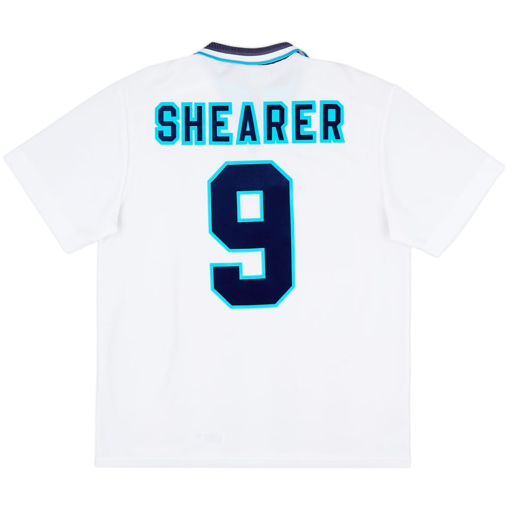 1995-97 England Home Shirt Shearer #9 - 9/10 - (L)