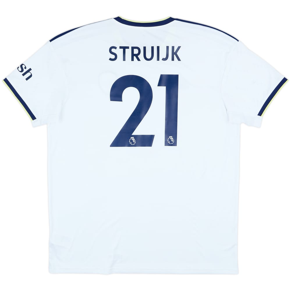 2022-23 Leeds United Home Shirt Struijk #21 - 9/10 - (XL)