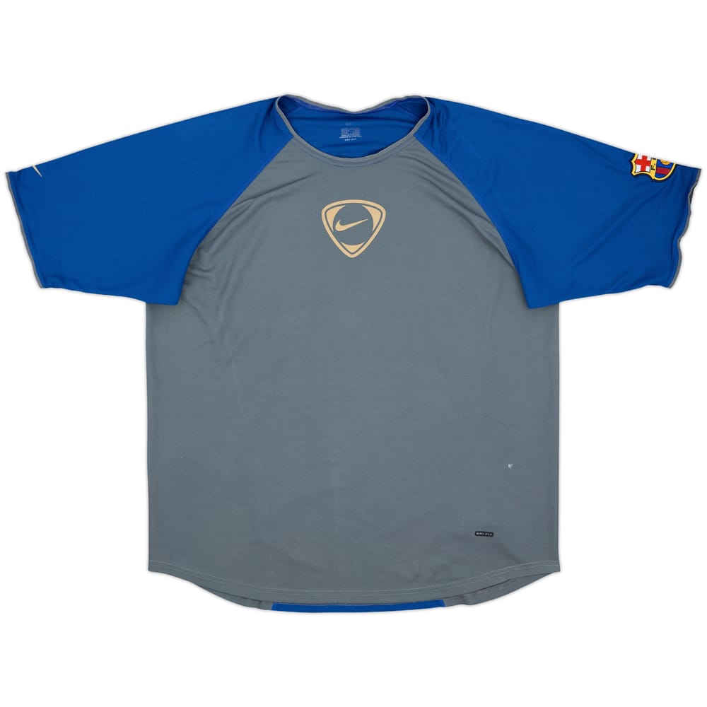 2001-02 Barcelona Nike Training Shirt - 8/10 - (XL)