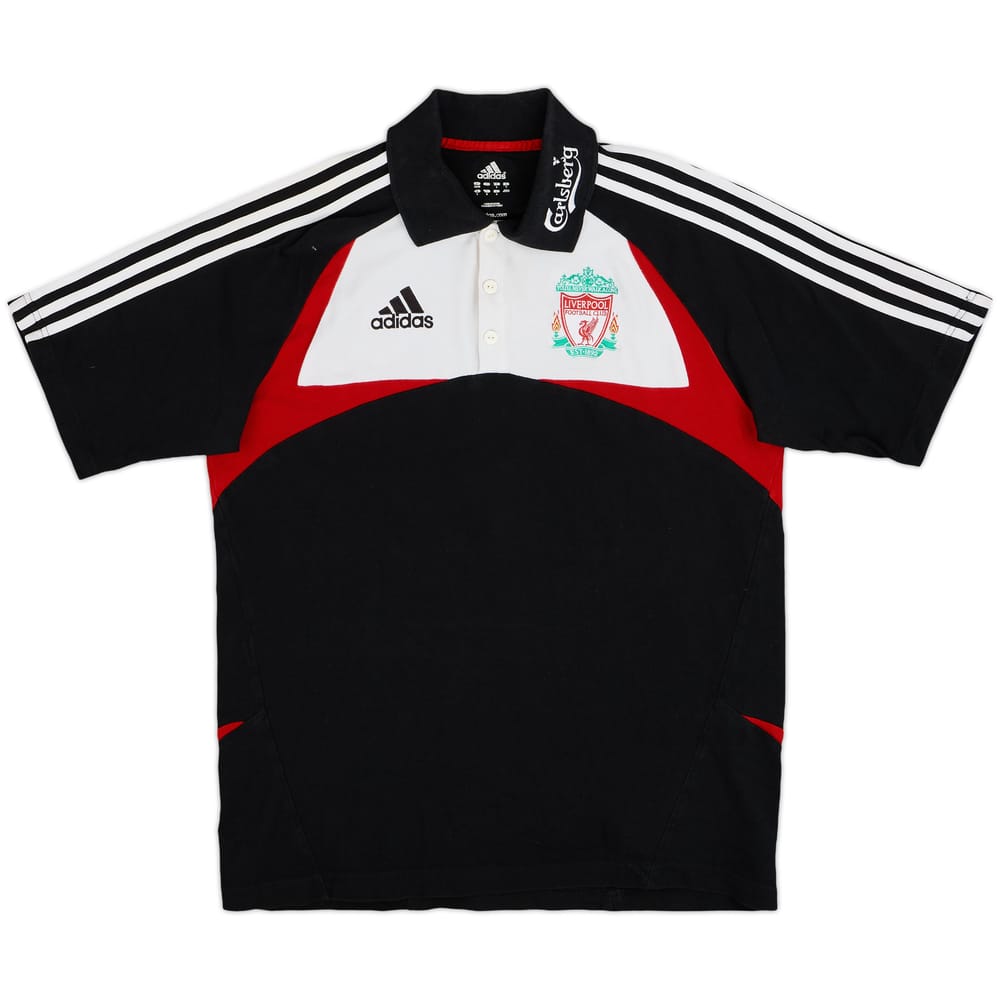 2007-08 Liverpool adidas Polo Shirt - 9/10 - (M)
