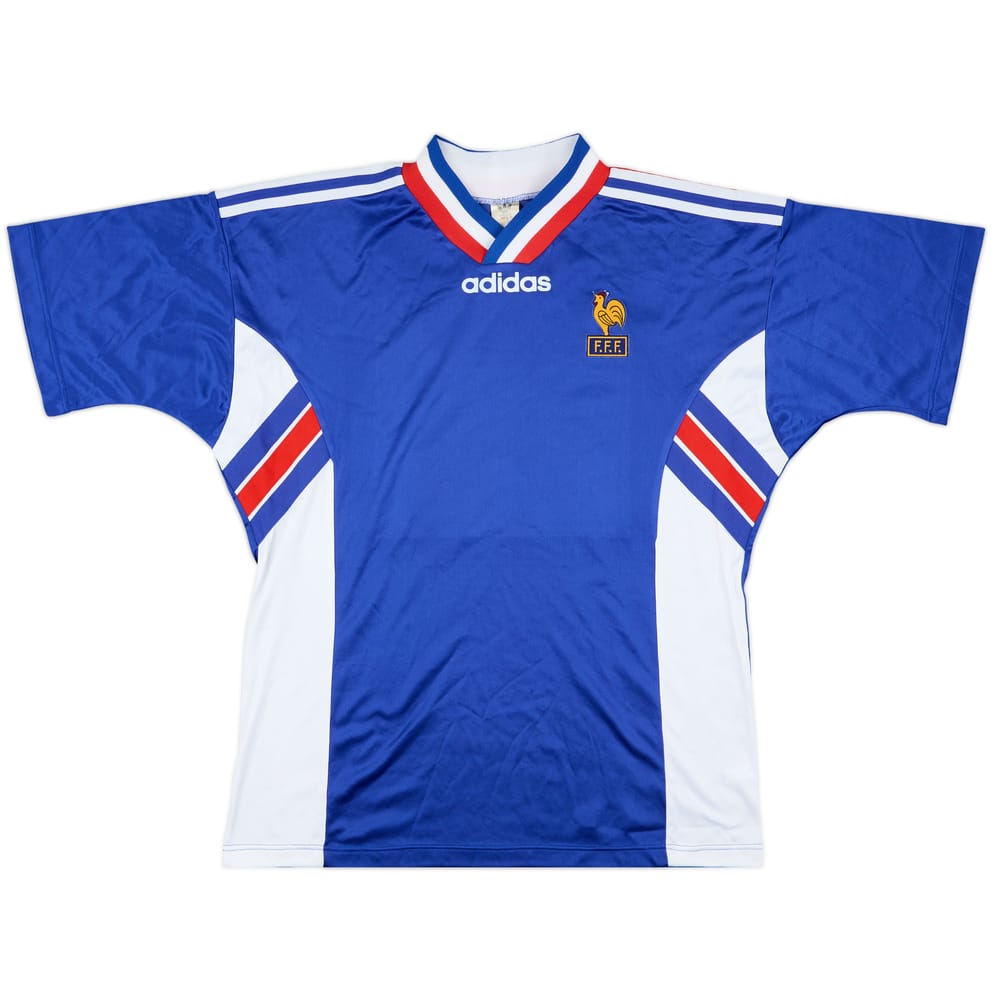 1996 France U-21 Match Issue Home Shirt #13