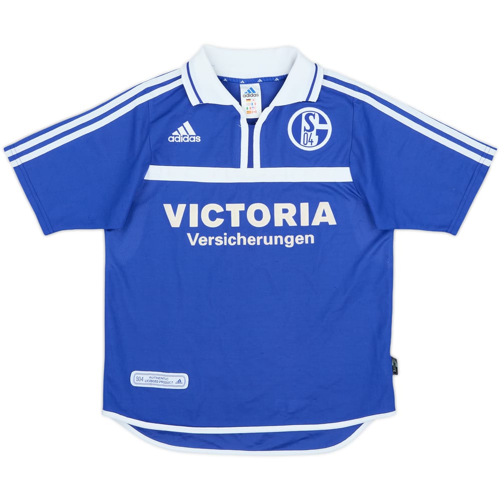 2001-02 Schalke Home Shirt - 7/10 - (XL.Boys)