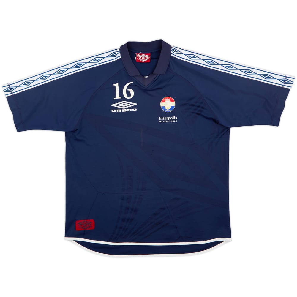 2001-02 Willem II Player Issue Umbro Training Shirt #16 - 5/10 - (XXL)