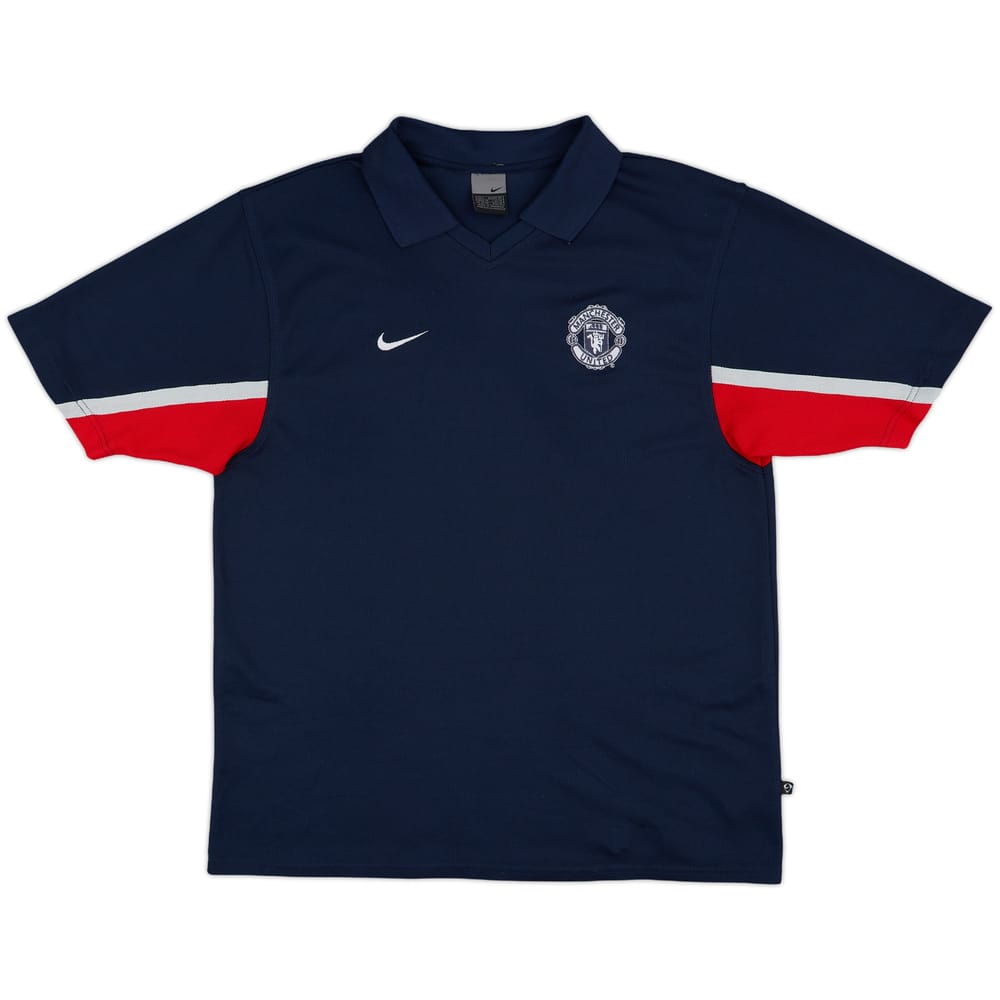 2003-04 Manchester United Nike Polo Shirt - 9/10 - (L)
