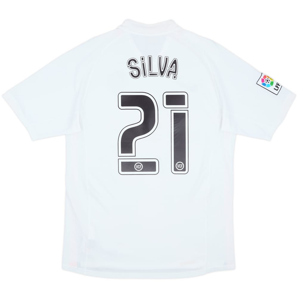 2006-07 Valencia Home Shirt Silva #21 - 8/10 - (M)