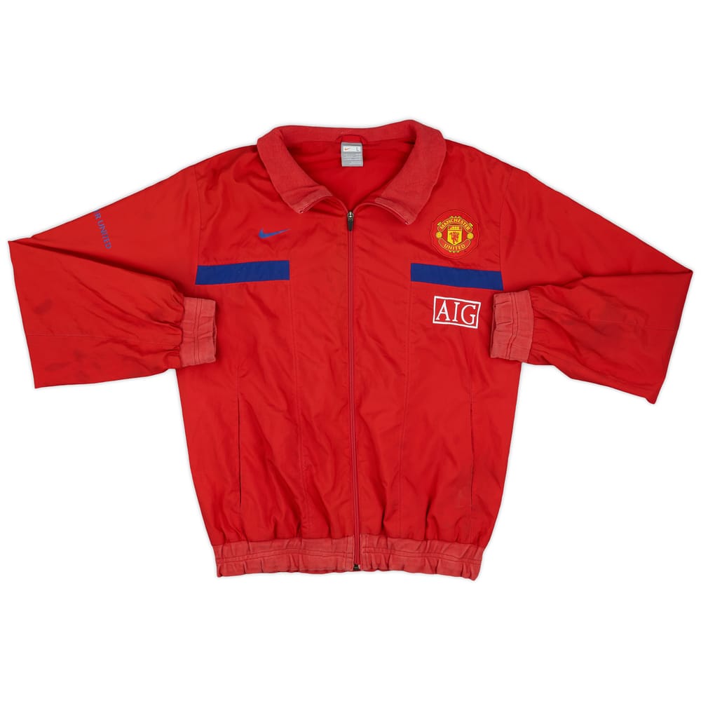 2009-10 Manchester United Nike Track Jacket - 7/10 - (L)