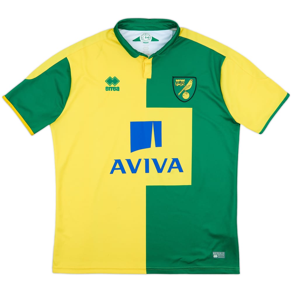 2015-16 Norwich Home Shirt - 6/10 - (XXL)
