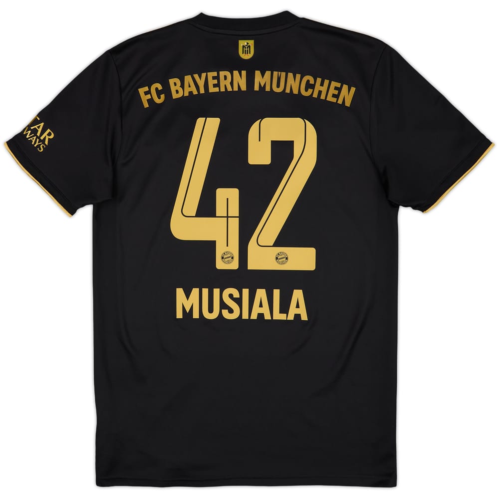 2021-22 Bayern Munich Away Shirt Musiala #42 - 7/10 - (S)
