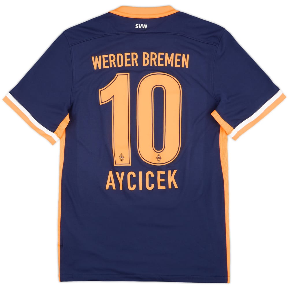 2015-16 Werder Bremen Away Shirt Aycicek #10 - 9/10 - (S)