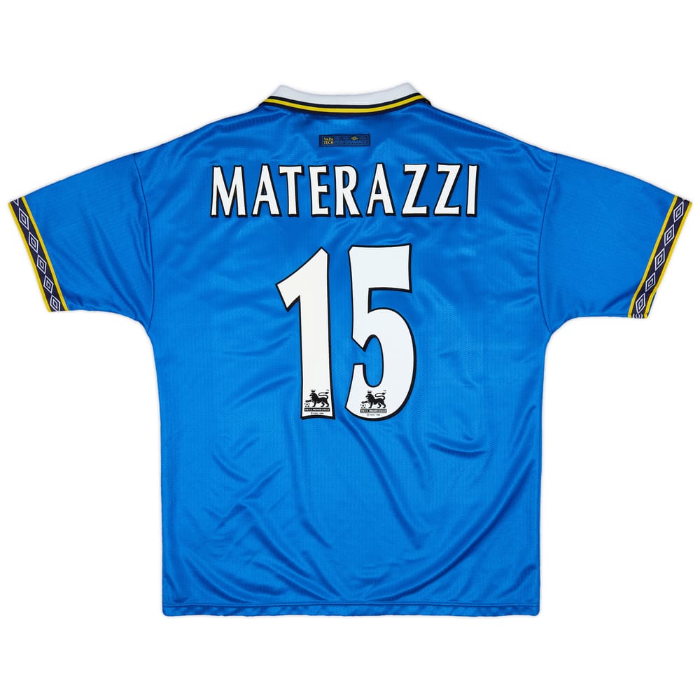 1997-99 Everton Home Shirt Materazzi #15 - 8/10 - (L)