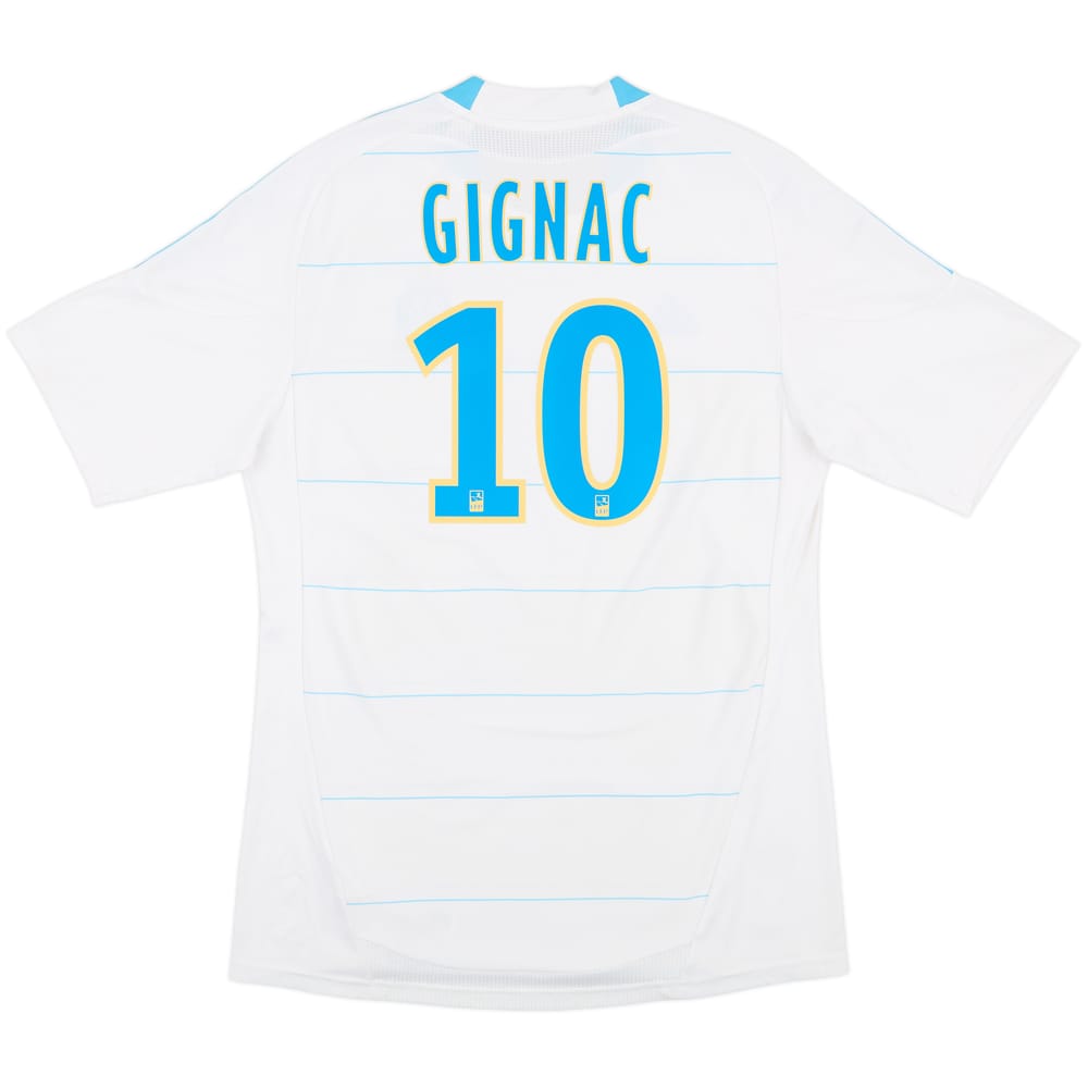 2010-11 Olympique Marseille Home Shirt Gignac #10 - 7/10 - (L)
