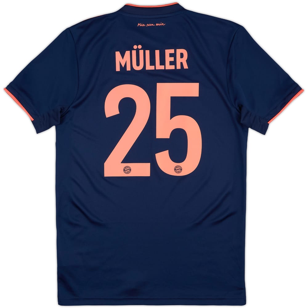 2019-20 Bayern Munich Third Shirt Muller #25 - 9/10 - (S)