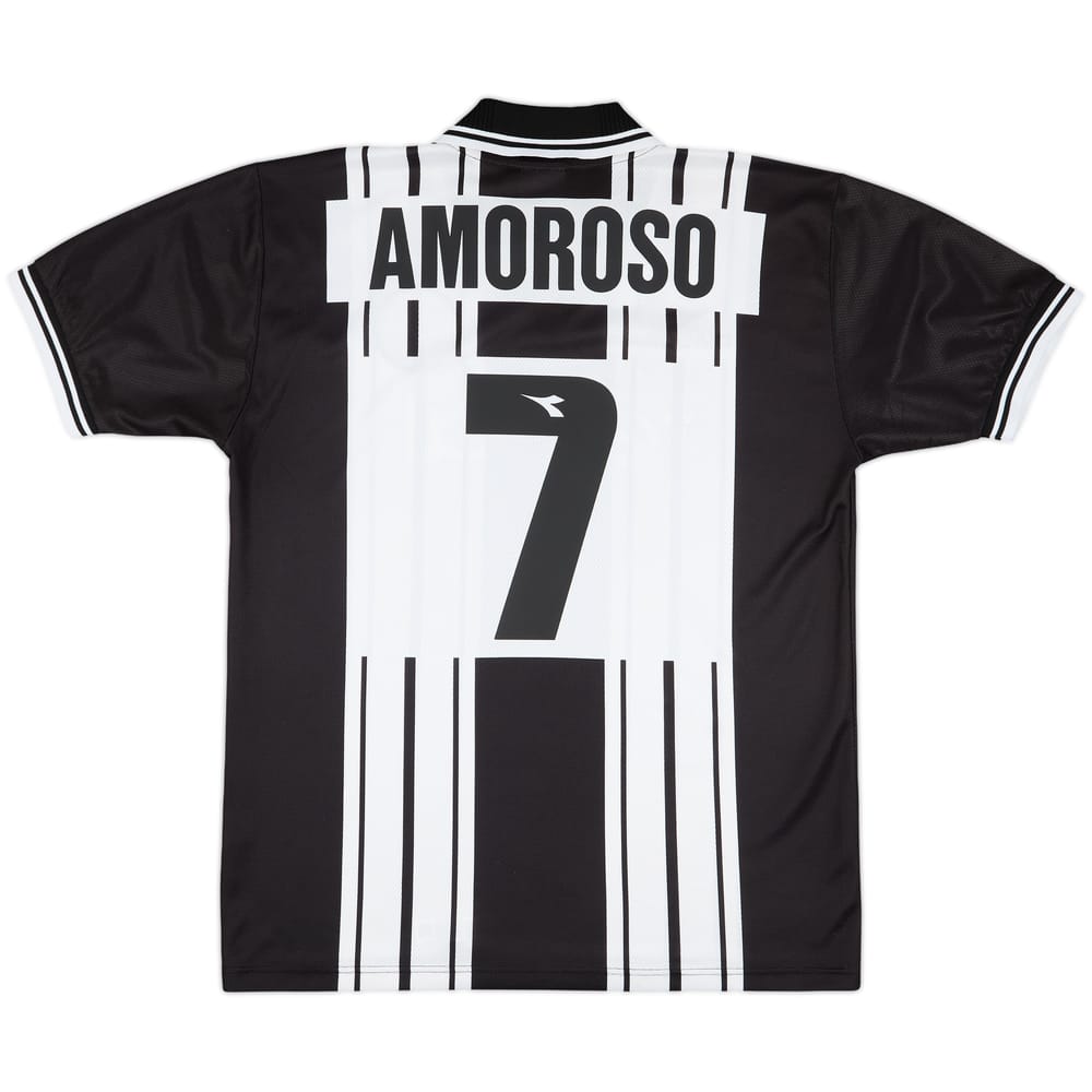 1998-99 Udinese European Home Shirt Amoroso #7 - 8/10 - (XL)