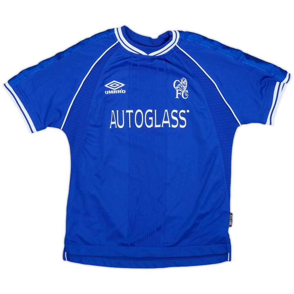 1999-01 Chelsea Home Shirt - 9/10 - (M.Boys)