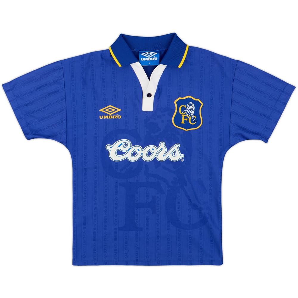 1995-97 Chelsea Home Shirt - 7/10 - (M.Boys)