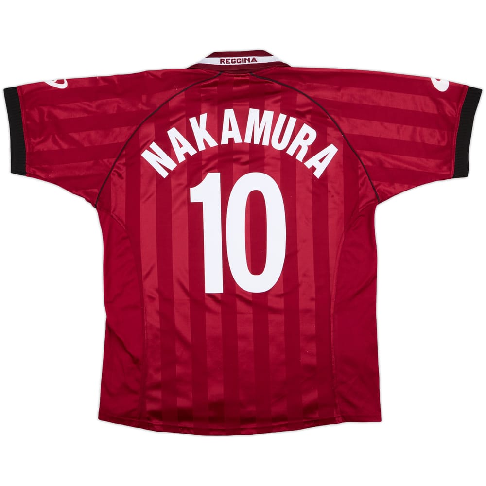 2002-03 Reggina Home Shirt Nakamura #10 - 7/10 - (L)