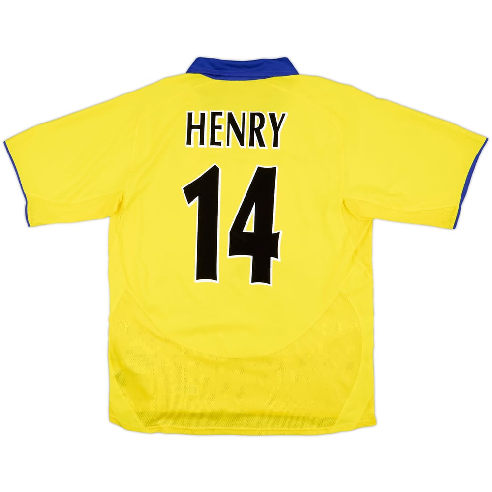 2003-05 Arsenal Away Shirt Henry #14 - 8/10 - (L)