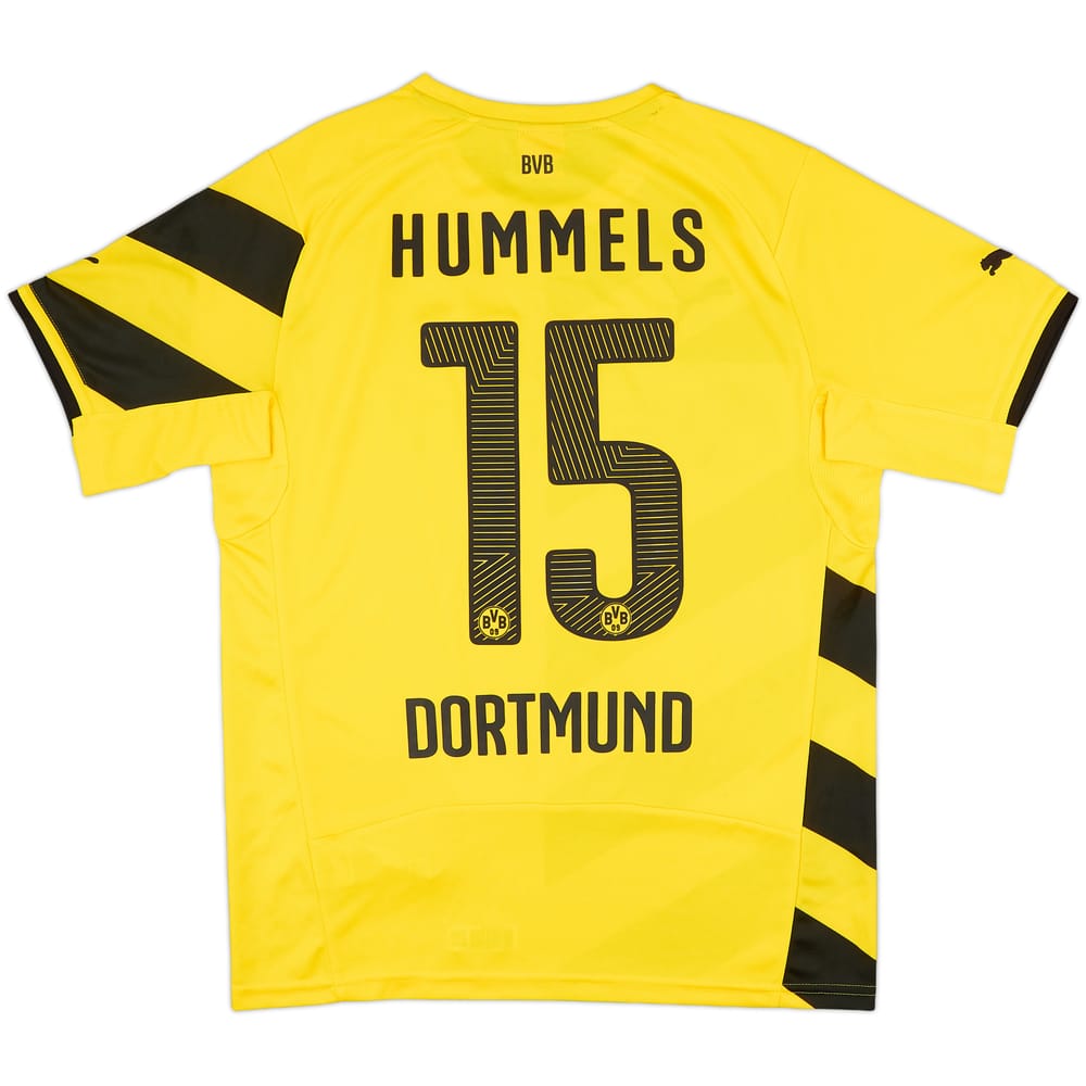 2014-15 Borussia Dortmund Home Shirt Hummels #15 - 8/10 - (M)