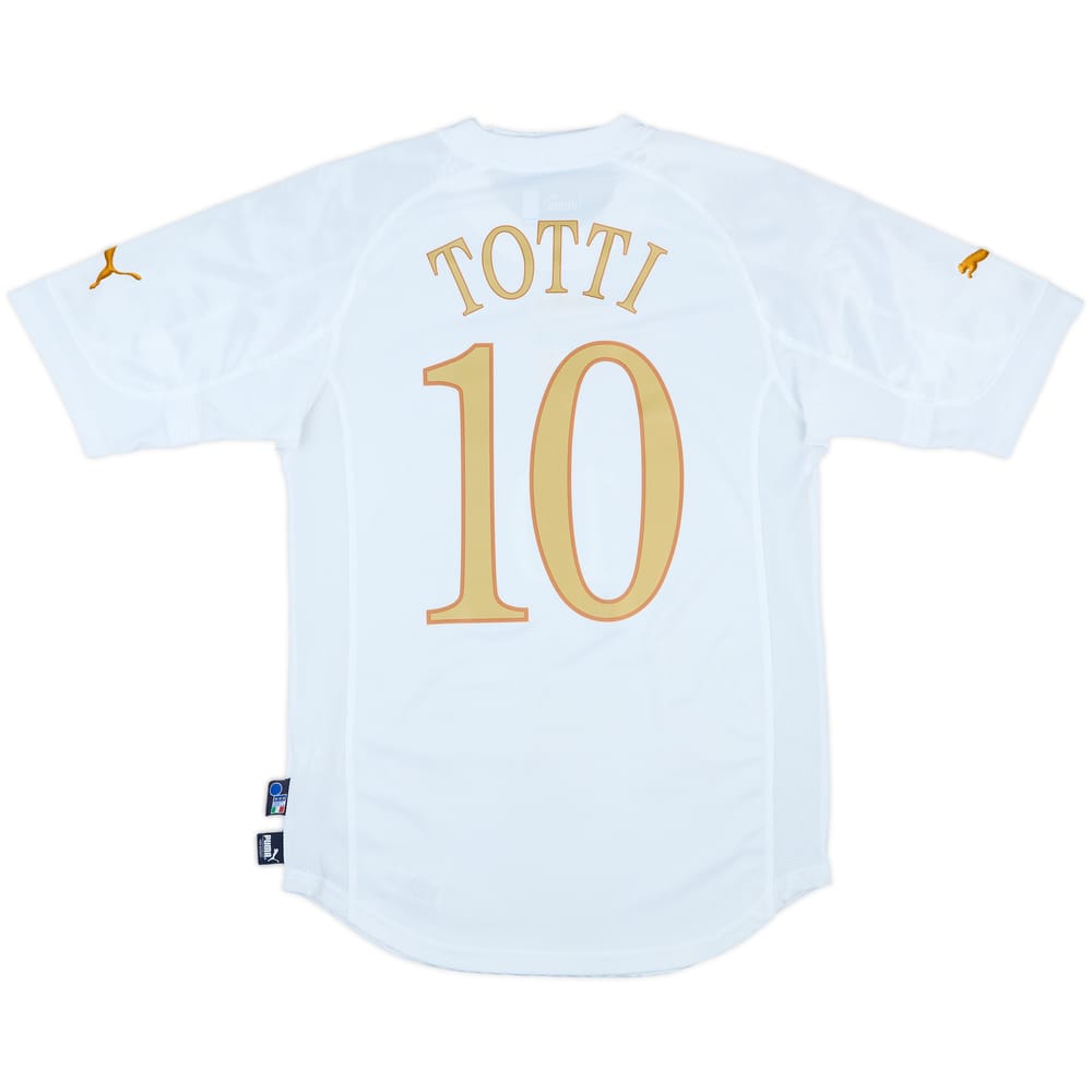 2004-06 Italy Away Shirt Totti #10 - 8/10 - (S)