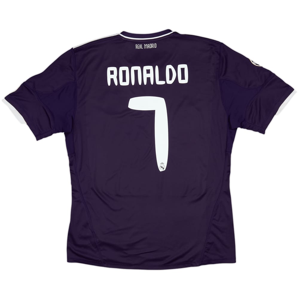 Camiseta de la tercera equipación del Real Madrid 2010-11 CL Ronaldo #7 - 5/10 - (L)