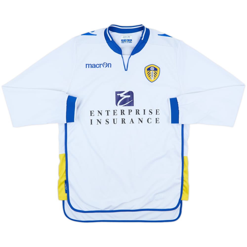 2012-13 Leeds United Home L/S Shirt - 7/10 - (M)