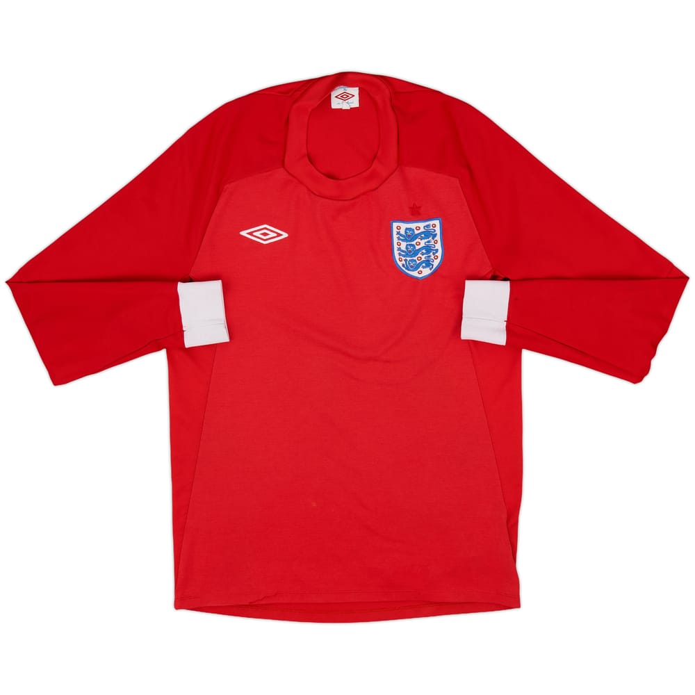 2010-11 England Away L/S Shirt - 9/10 - (M)