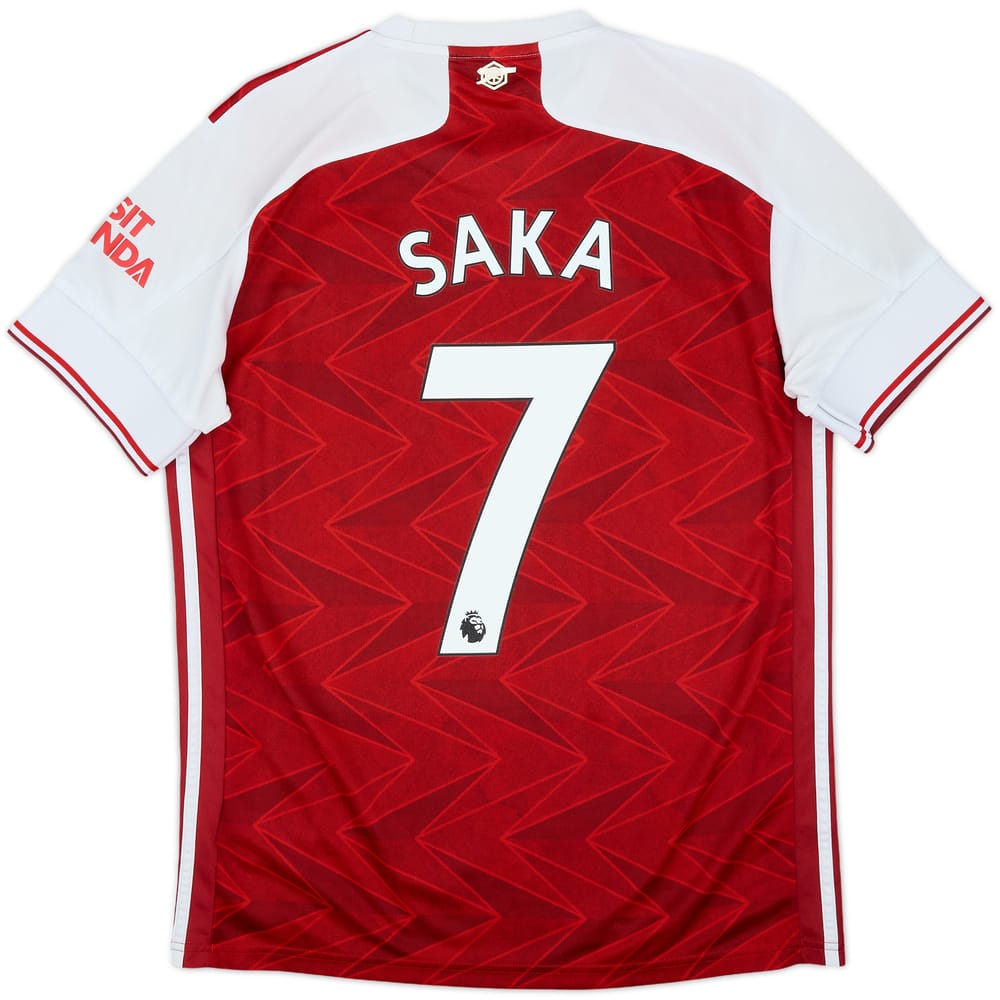 2020-21 Arsenal Home Shirt Saka #7 - 5/10 - (M)