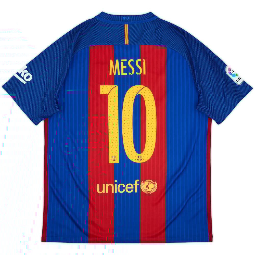 2016-17 Barcelona Home Shirt Messi #10 - 8/10 - (L)