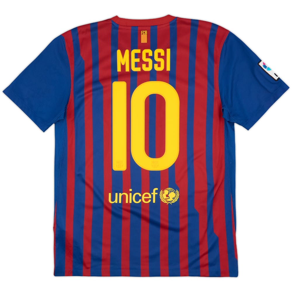 2011-12 Barcelona Home Shirt Messi #10 - 8/10 - (M)