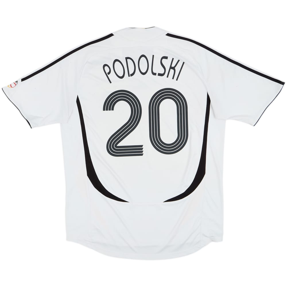 2005-07 Germany Home Shirt Podolski #20 - 6/10 - (XL)