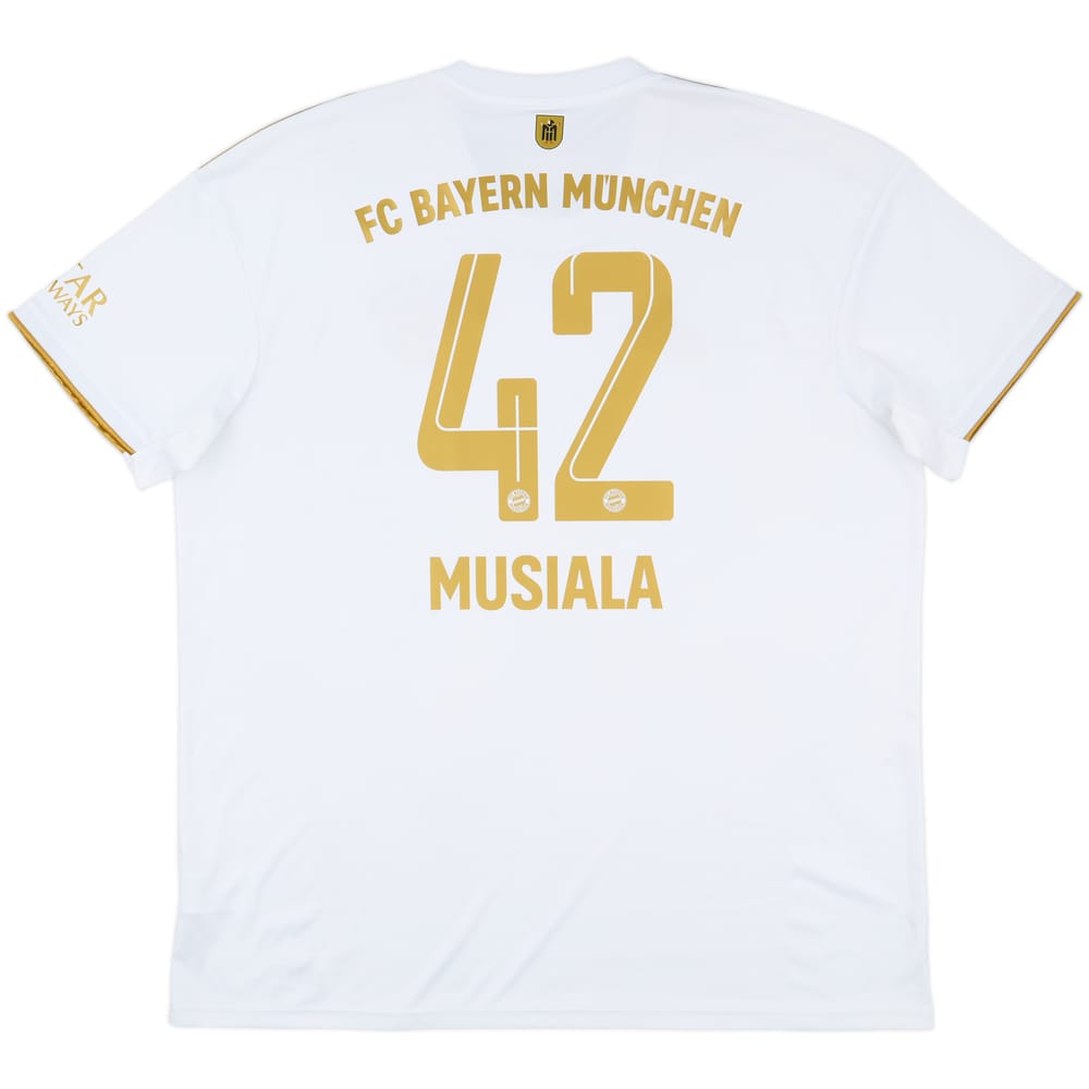 2022-23 Bayern Munich Away Shirt Musiala #42 - 7/10 - (XXL)