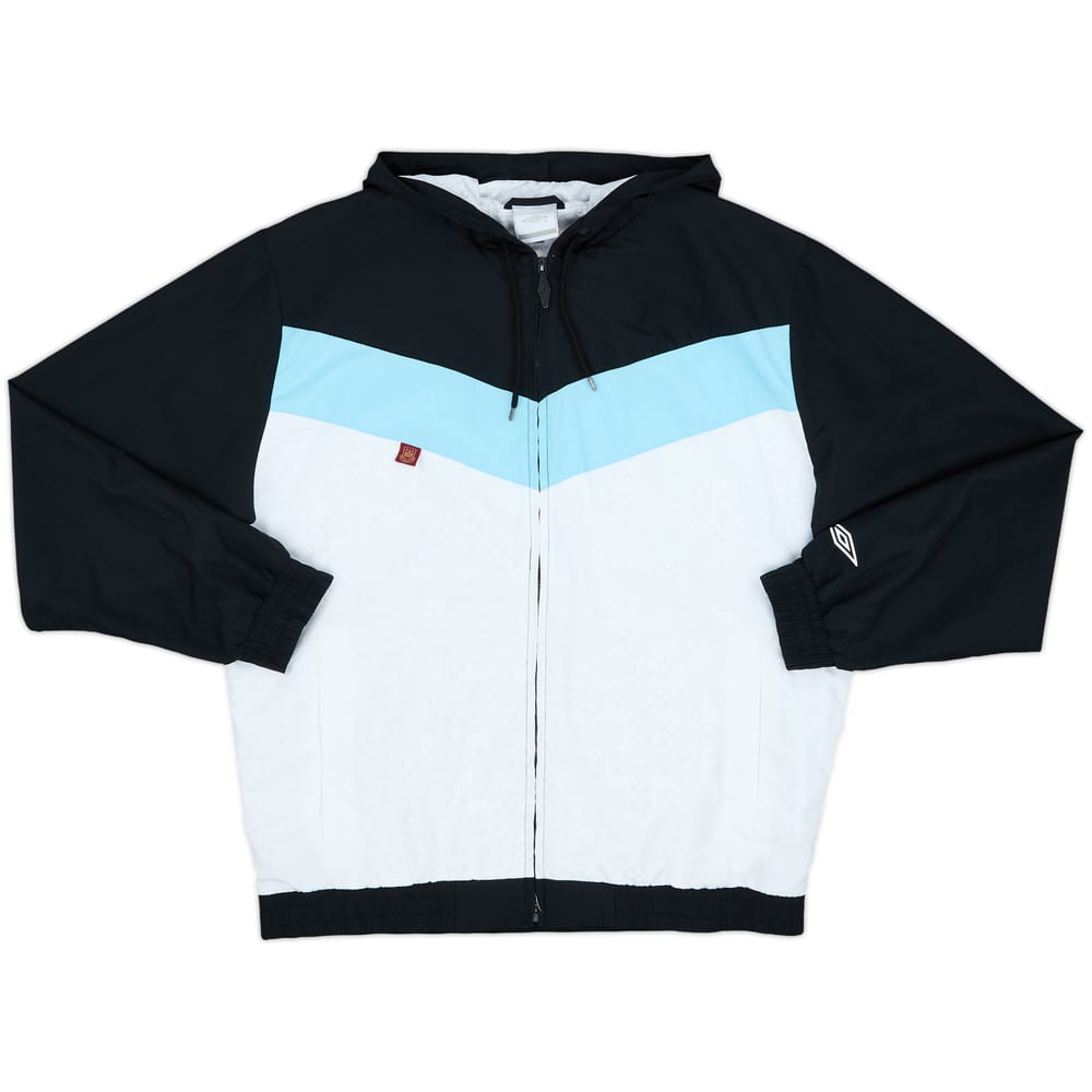 2007-08 West Ham Umbro Hooded Track Jacket - 8/10 - (L)