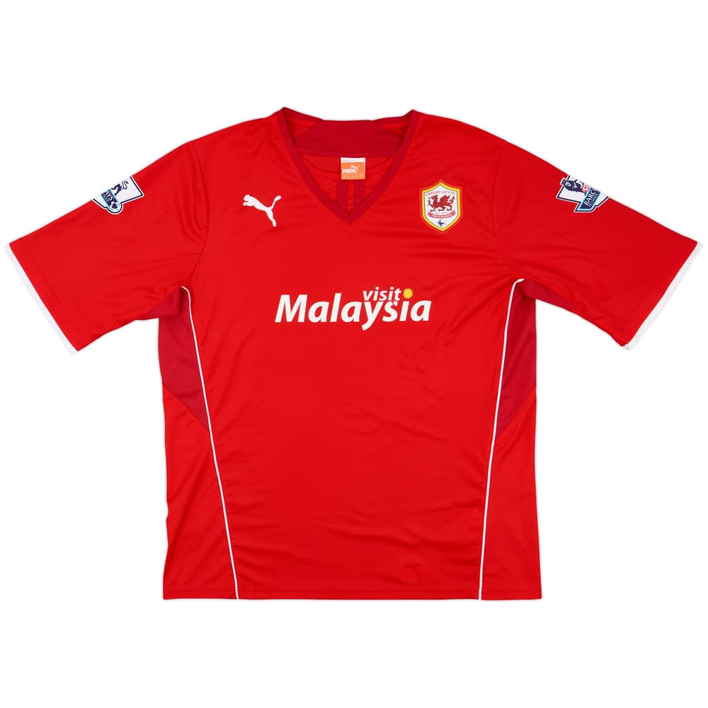 2013-14 Cardiff Home Shirt - 9/10 - (XL)
